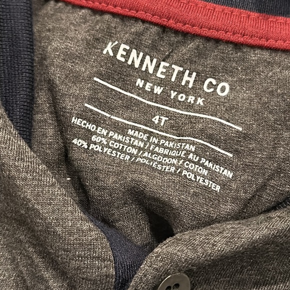 Brand new Kenneth Co.3 set Tod boy short sleeve Henley - Picture 6 of 9